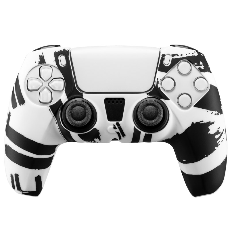 Controller Skin Black White (PS5) | Qubick